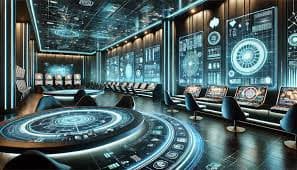 Live roulette table with HD streaming